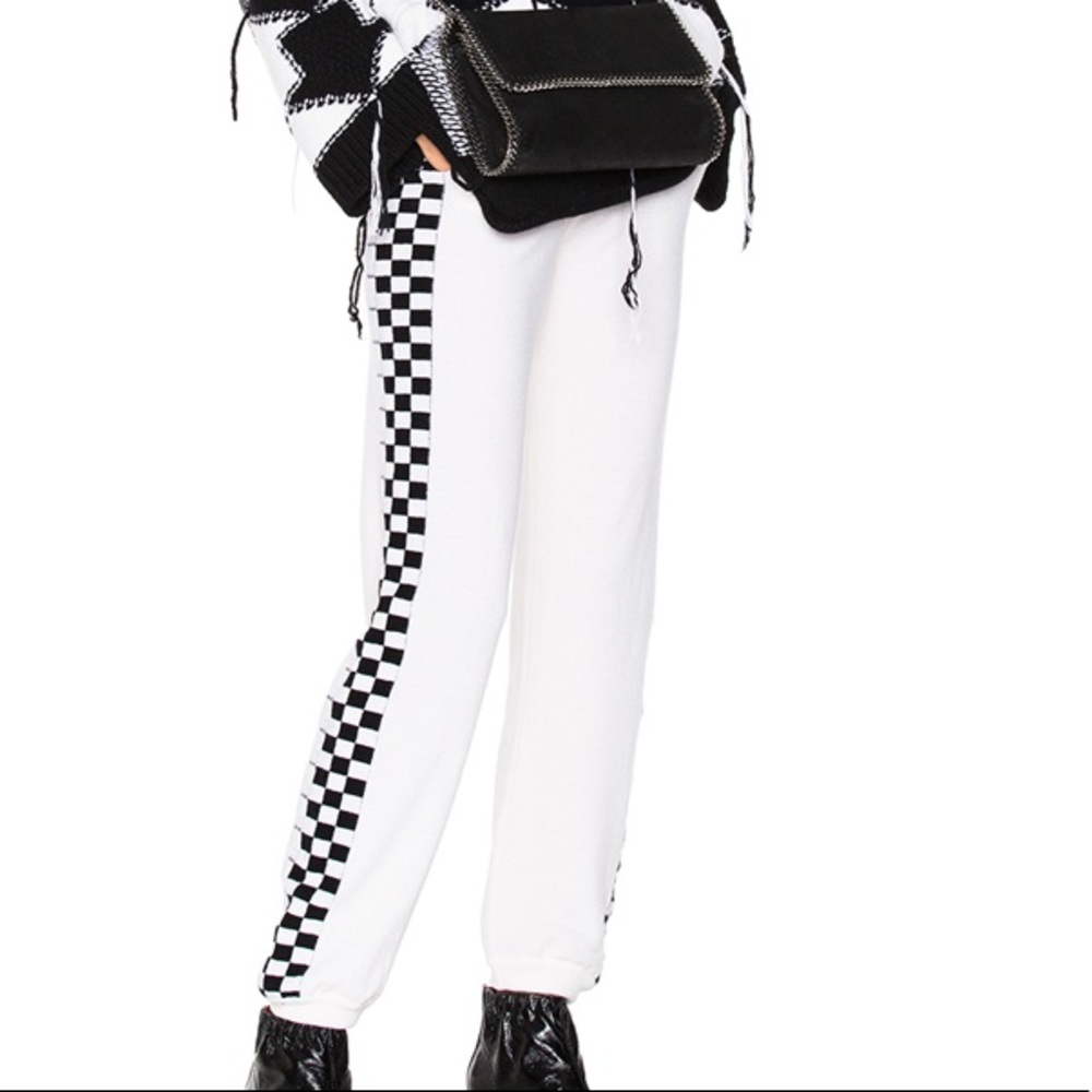 Stella McCartney Checker Side Stripe Pants